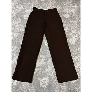 Dickies Men's Brown Work Pants Straight Fit Casual Chinos Size 32x30
